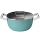 Каструля 24см CSF2412EGM з кришкою смарагдово-зелена матова SMEG (21356451) - изображение 1