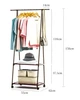 Вешалка для одежды The New Coat Rack на колесах с полкой 158х55см - изображение 10