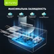Сетевое зарядное устройство для BAVIN PC895Y-C 18W USB-A 2.4A Fast Charging + кабель USB-A/Type-C White - изображение 5