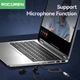 Аудио кабель удлинитель AUX Rocoren Stereo+Mic (3.5mm Male - 3.5mm Female) 1m Black (43772) - изображение 3