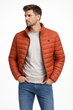Демисезонная мужская куртка без капюшона Matalan размер XL терракотовая 26127489 - изображение 1