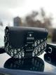 Сумка с надписью Christian Dior Saddle Belt Bag белая - изображение 2