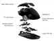 Игровая мышь MCHOSE A7 V2 Pro Black Wireless Lightweight PAW3395 8000Hz - изображение 8