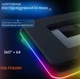 Охлаждающая подставка для ноутбука klim turbofrost, 4000 об/мин, rgb-подсветка - изображение 9