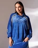 Женский костюм в спортивном стиле синий 48-50 р846.013 - изображение 3
