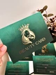 Подарочные сертификаты Beauty Card изумрудные с объемным золотом Soft Touch (минимальный заказ 5 шт) - изображение 5