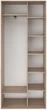 Шкаф-купе Феникс 100x45x240 см 2 ДСП Венге магия(FM170394) - изображение 1