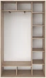 Шкаф-купе Феникс 150x45x240 см 2 ДСП Венге магия (FM170659) - изображение 1