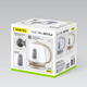 Електрочайник 1л 900-1100W пластик (диск) MR-012-GREY Maestro - зображення 6