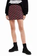 Жіноча спідниця Desigual Lia Mini з геометричним візерунком XS 22WWFW08/2000 (XS) - зображення 1
