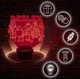 Детский ночник для мальчика и девочки 3D LED настольная лампа Roblox ночной светильник Роблокс 16 цветов с пультом питание от USB - изображение 2