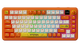 Беспроводная механическая клавиатура Ajazz AK820 MAX Avocado Switch Orange-White Theme-RGB--With Screen - изображение 2