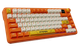 Беспроводная механическая клавиатура Ajazz AK820 MAX Avocado Switch Orange-White Theme-RGB--With Screen - изображение 6
