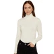 Водолазка жіноча Vero Moda Mava Lulu кремова приталена блузка XS 10261273 BIRCH XS - зображення 1