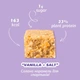 Батончик кето протеиновый FIZI Vanilla salt 45 г х 10 шт Веган (4820262540382) - изображение 6