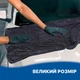 Авторушник з мікрофібри для сушіння авто Ledmax 90х60 см, 1200 г/м² (LX-005-1200) - зображення 4