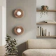 Світильник настінний з ясеня Орбіт 28 см Walnut Gaff Design Бра лофт на стіну - зображення 4