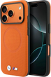 Etui plecki BMW M FW Logo Metal MagSafe do Apple iPhone 17 Pro Orange (BMHMP17L25PFWSMO) - obraz 1