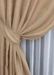 Комплект готових штор VR-Textil Жакард Мармур Al1 № 438ш Темно бежевий 150х270 см 2 шт (30-875) - зображення 4