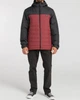 Чоловіча стьобана куртка Billabong Surf Check з капюшоном чорно-бордового кольору S F1JK36 147 (S) - изображение 3