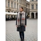 Жіночий шарф з сірого кашеміру Bel Cashmere з бахромою DE24EJK07-111 - изображение 2