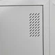 Шкаф для одежды металлический Emby ШОМ-400/1 разборный на 1 секцию с полкой вентиляцией и замком для школы детского сада офиса или спортзала Светло-серый - изображение 4