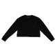 Жіночий світшот Plein Sport C-Neck MC короткий чорний з логотипом XS DFPS3232 99 (XS) - изображение 2