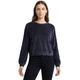 Жіночий велюровий світшот Desigual Morrison темно-синій L 21WWSK38/5001 (L) - изображение 1