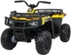 Samochód elektryczny dla dzieci Quad ATV Wolf 1-osobowy Żółty (5903864960341) - obraz 1
