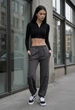 Жіночі спортивні штани Staff mol dark gray L - изображение 5