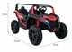 Samochód elektryczny dla dzieci Buggy ATV Strong Racing 2-osobowy Czerwony (5903864914399) - obraz 6