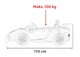 Samochód elektryczny dla dzieci Lamborghini Aventador SV 2-osobowy Szary (5903864940503) - obraz 6