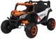 Samochód elektryczny dla dzieci Buggy Madman UTV-MX 1-osobowy Biało-pomarańczowy (5903864985009) - obraz 1