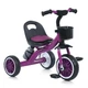 Дитячий триколісний велосипед TURBO TRIKE MT 3197-1, фіолетовий, з кошиком для іграшок та пляшечкою для води - зображення 2