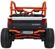 Samochód elektryczny dla dzieci Farmer Truck UTV Racing 2-osobowy Biało-pomarańczowy (5903864944082) - obraz 4