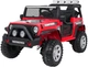 Samochód elektryczny dla dzieci Jeep Beast 1-osobowy Czerwony (5903864960037) - obraz 1