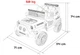 Samochód elektryczny dla dzieci Jeep Beast 1-osobowy Czarny (5903864960044) - obraz 6