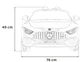 Samochód elektryczny dla dzieci Mercedes-Benz AMG SL63 1-osobowy Czarny (5903864940442) - obraz 6