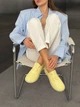 Женские мокасины barefoot 35 23 см Жёлтый 11595 - изображение 10