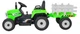 Traktor elektryczny dla dzieci Blow z przyczepą 1-osobowy Zielony (5903864908176) - obraz 3