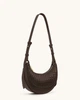 Женская сумка на плечо JW PEI Sharon Woven Crossbody Bag Coffee brown (123943) - изображение 4