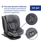 Автокрісло Chicco Mokita i-Size, група 1/2/3, Сірий - зображення 9