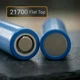 Акумулятори PKCELL 21700 5000mAh 3.7V Li-ion 4 шт (Flat Top) для збірок і довгої роботи - зображення 3
