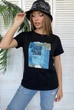 Футболка Футболка 401 чорний 48-52 - изображение 2
