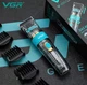 Аккумуляторная стрижка VGR V-695 с насадками и USB зарядкой - изображение 4