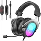 Ігрова гарнітура Fifine H16 7.1 RGB Black (H16) - зображення 1
