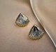 Женские сережки "Морские ракушки" 1.8см jewelry Золотистые - изображение 8