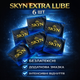 Презервативи SKYN безлатексні Extra Lube 10 шт з додатковим змащенням, поліізопренові з гладкою поверхнею, non-latex condoms для максимально природних відчуттів і комфорту під час інтимної близькості, гіпоалергенні, SKYN поштучно - зображення 6