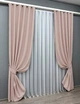 Комплект готових штор VR-Textil Блекаут двосторонній Eclipsе № 1793ш Пудровий 125х270 см 2 шт (39-962) - зображення 3