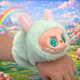 Мягкая игрушка-браслет Labubu Pop Mart The Monsters Have A Seat — бирюзовый плюшевый браслет на руку - изображение 1